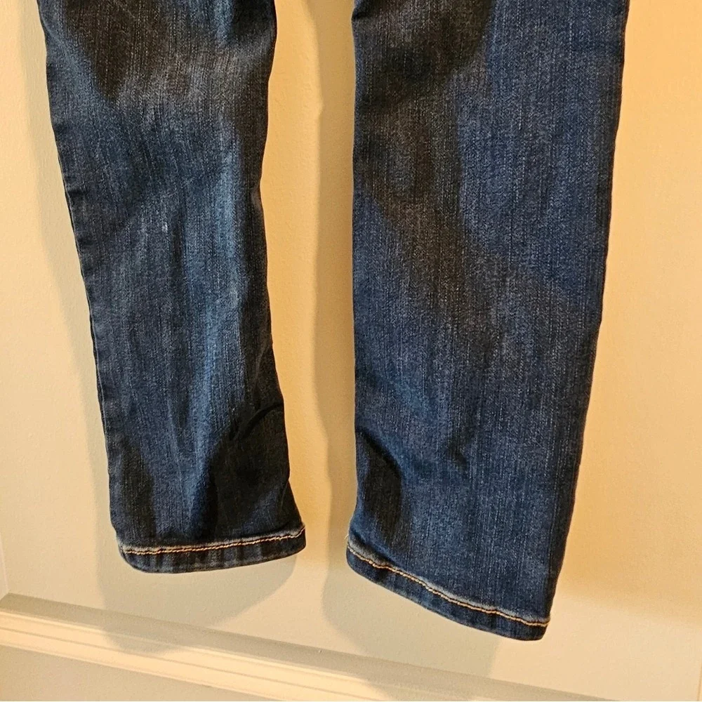 Girls sz6‎ Jeans Dark Wash Denim Pants Adjustable Waist Casual Everyday School